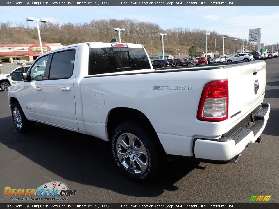 2023 Ram 1500 Big Horn Crew Cab 4x4 Bright White / Black Photo #3