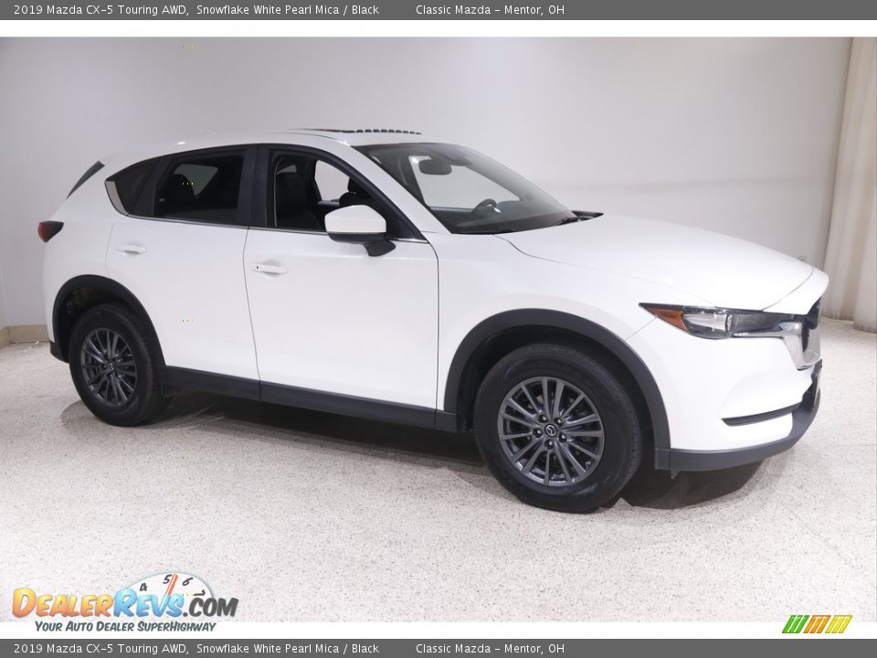 2019 Mazda CX-5 Touring AWD Snowflake White Pearl Mica / Black Photo #1