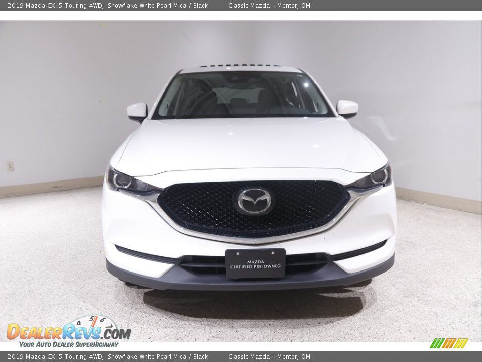 2019 Mazda CX-5 Touring AWD Snowflake White Pearl Mica / Black Photo #2