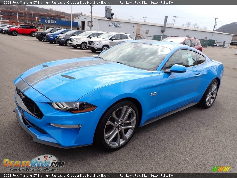 Grabber Blue Metallic 2023 Ford Mustang GT Premium Fastback Photo #4