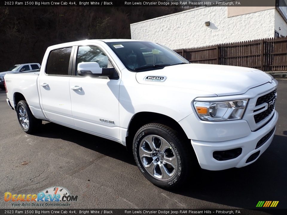 2023 Ram 1500 Big Horn Crew Cab 4x4 Bright White / Black Photo #8