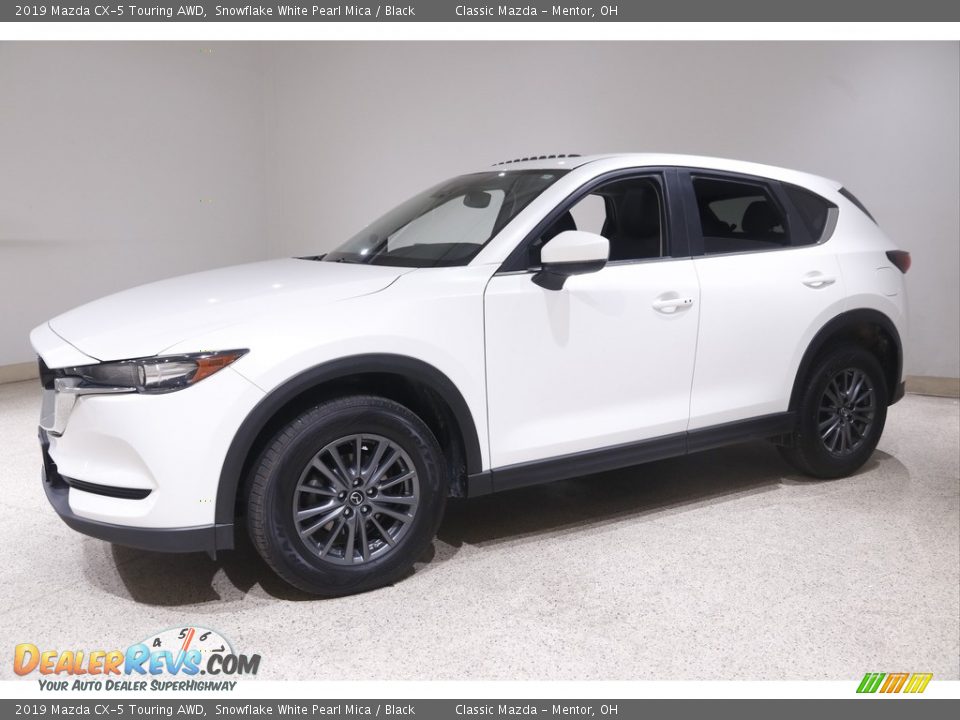 2019 Mazda CX-5 Touring AWD Snowflake White Pearl Mica / Black Photo #3