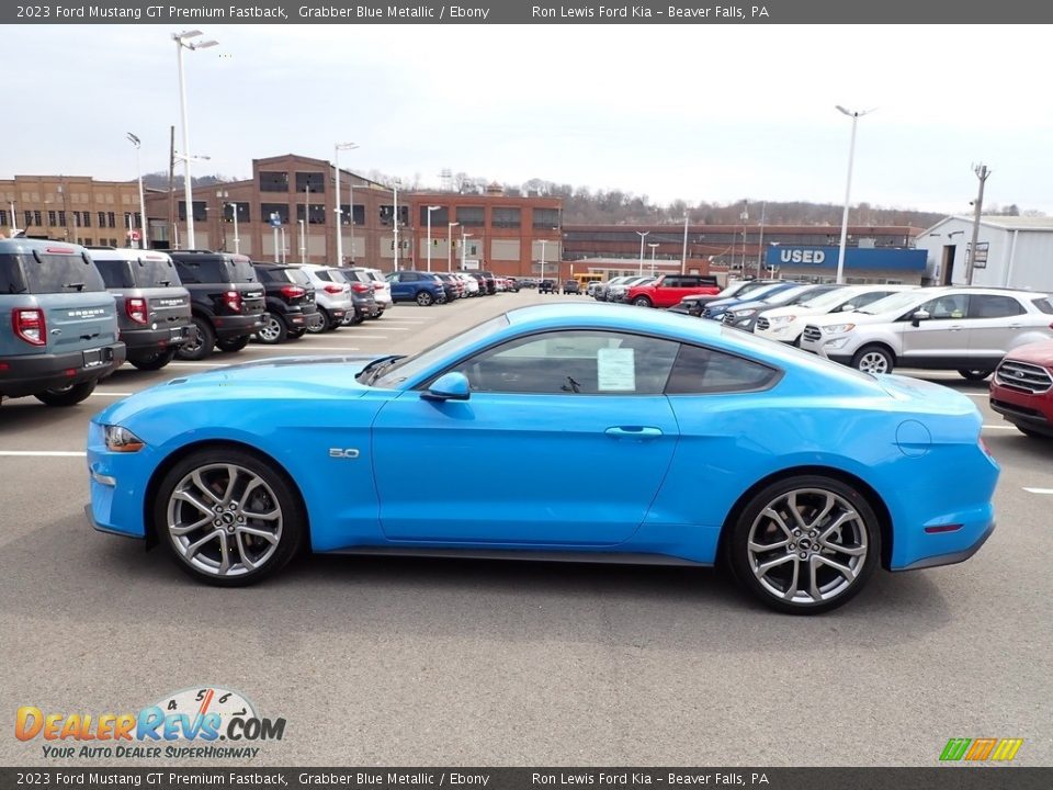 Grabber Blue Metallic 2023 Ford Mustang GT Premium Fastback Photo #5