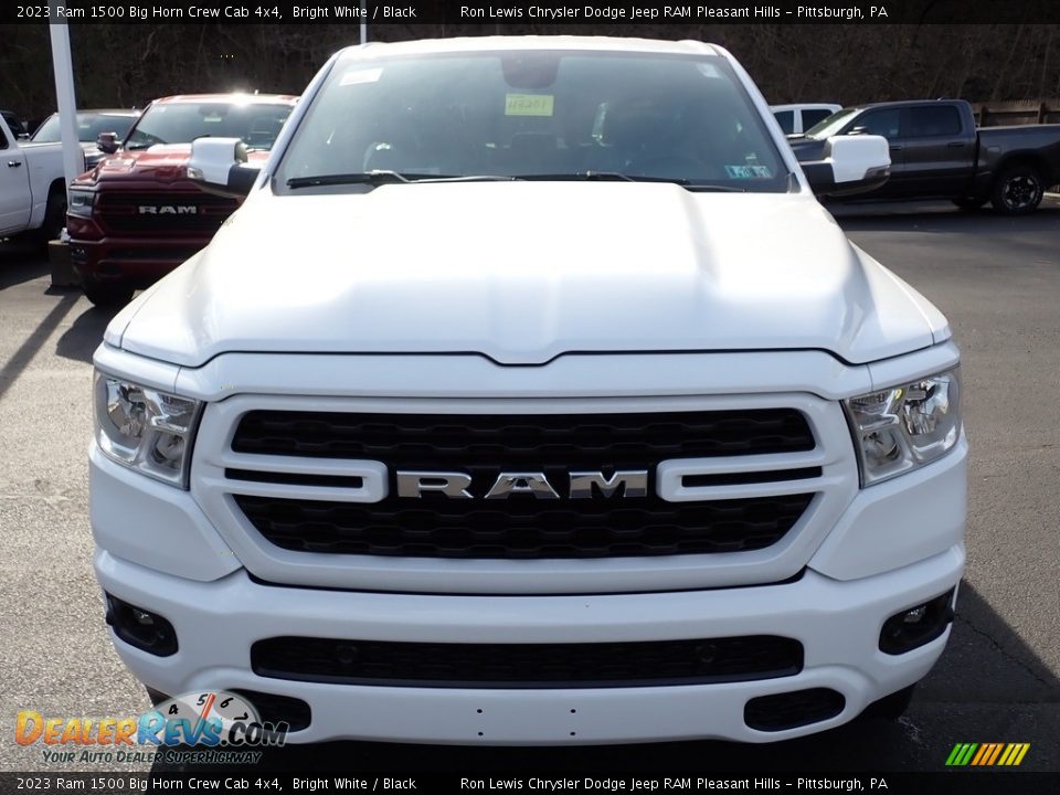 2023 Ram 1500 Big Horn Crew Cab 4x4 Bright White / Black Photo #9