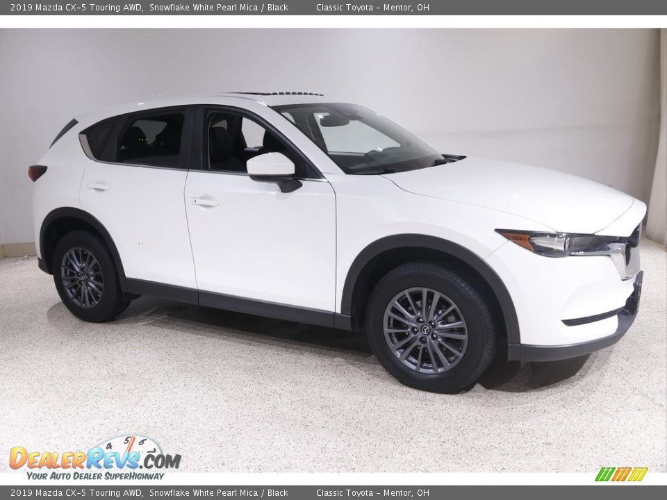 2019 Mazda CX-5 Touring AWD Snowflake White Pearl Mica / Black Photo #1