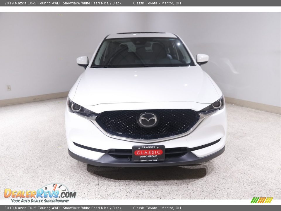 2019 Mazda CX-5 Touring AWD Snowflake White Pearl Mica / Black Photo #2