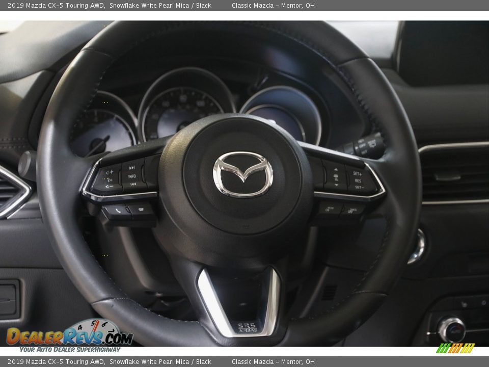 2019 Mazda CX-5 Touring AWD Snowflake White Pearl Mica / Black Photo #7