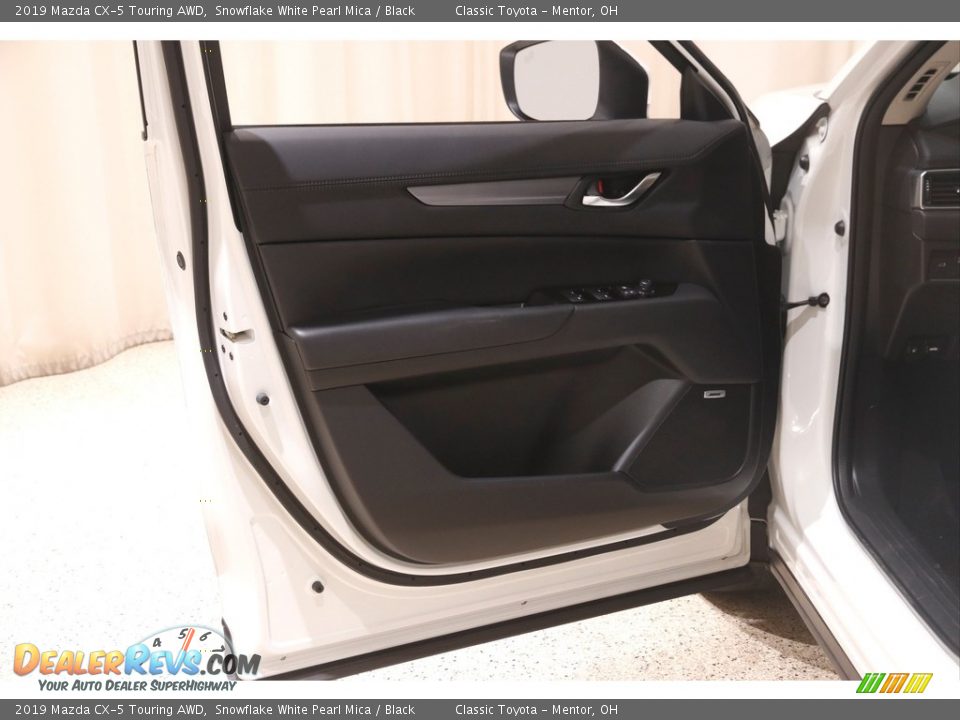 2019 Mazda CX-5 Touring AWD Snowflake White Pearl Mica / Black Photo #4