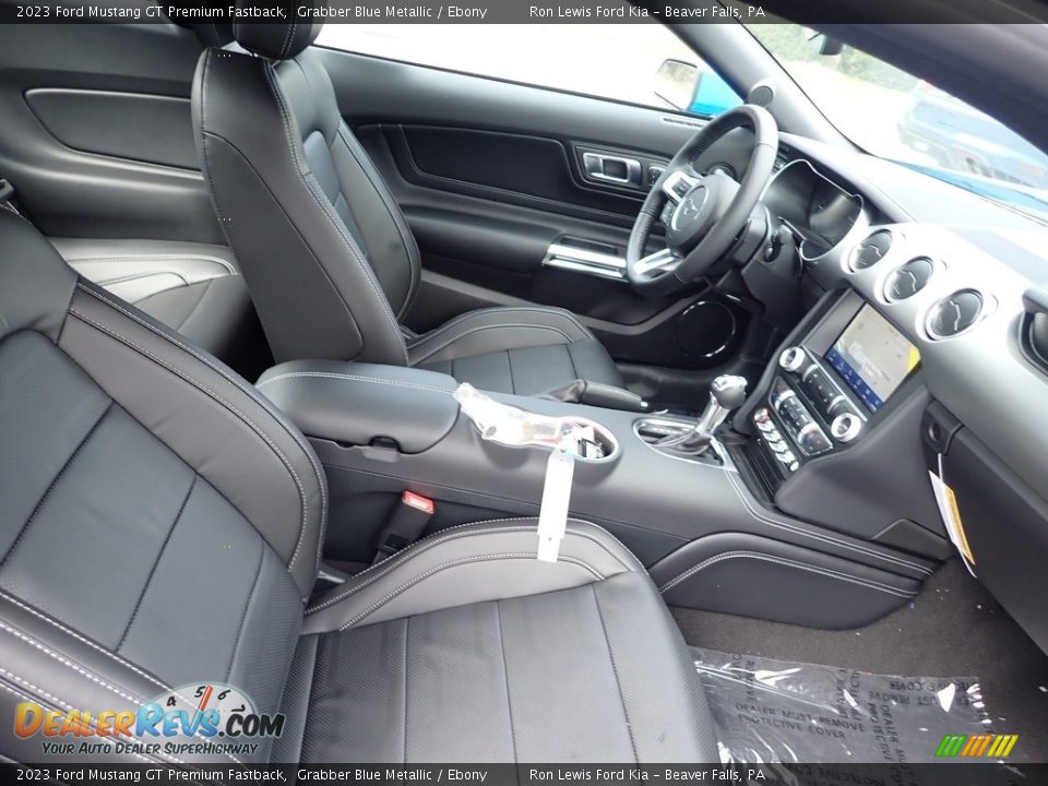2023 Ford Mustang GT Premium Fastback Grabber Blue Metallic / Ebony Photo #10