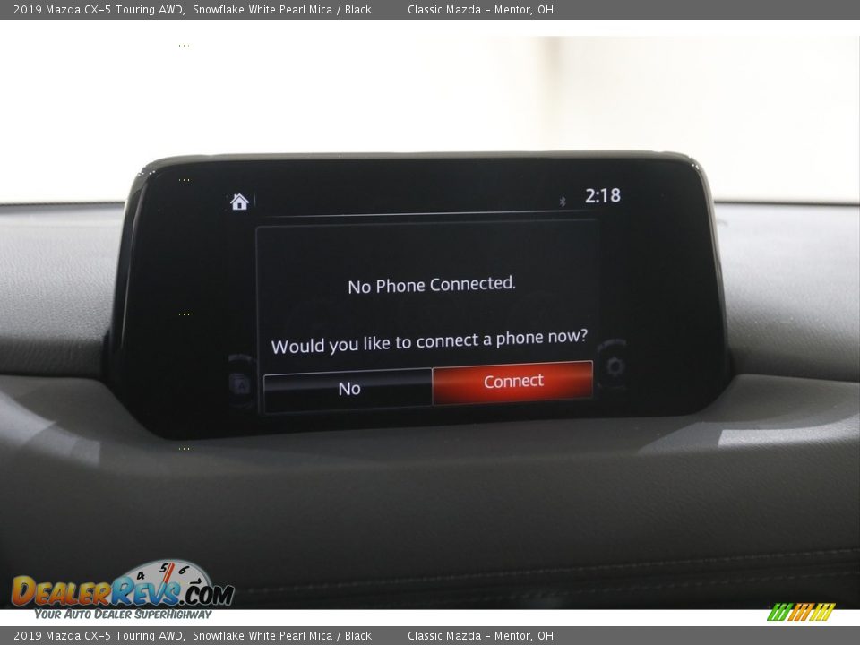 2019 Mazda CX-5 Touring AWD Snowflake White Pearl Mica / Black Photo #10