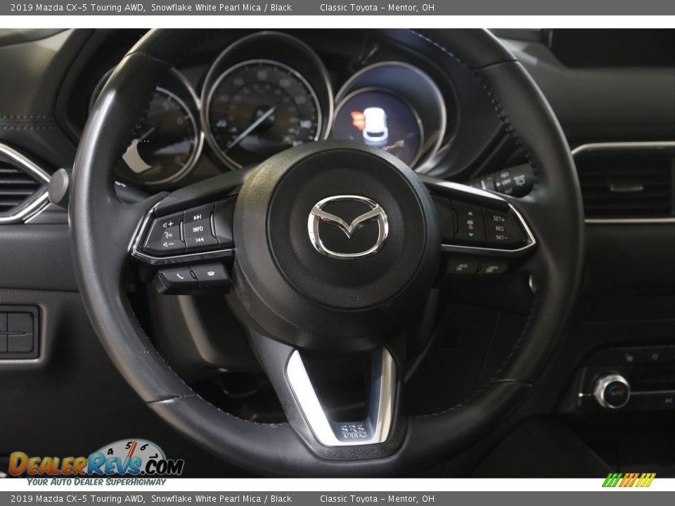 2019 Mazda CX-5 Touring AWD Snowflake White Pearl Mica / Black Photo #7