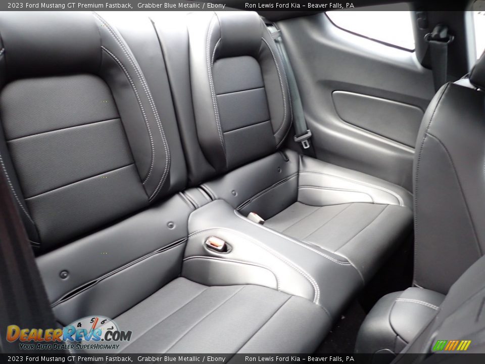 Rear Seat of 2023 Ford Mustang GT Premium Fastback Photo #11