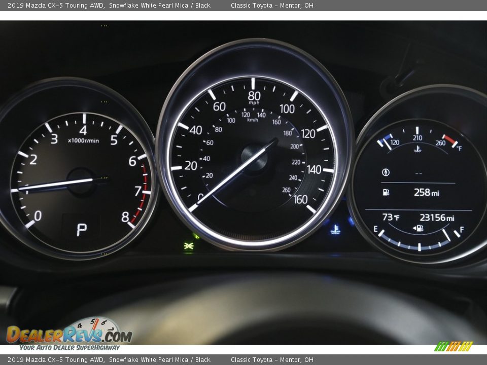 2019 Mazda CX-5 Touring AWD Snowflake White Pearl Mica / Black Photo #8