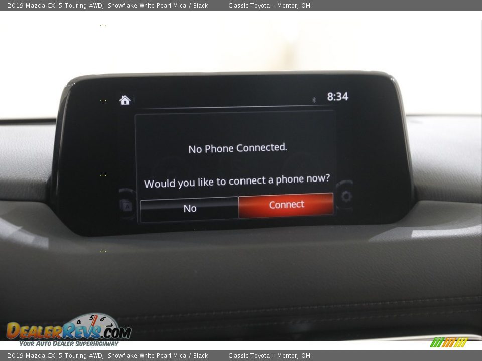 2019 Mazda CX-5 Touring AWD Snowflake White Pearl Mica / Black Photo #10