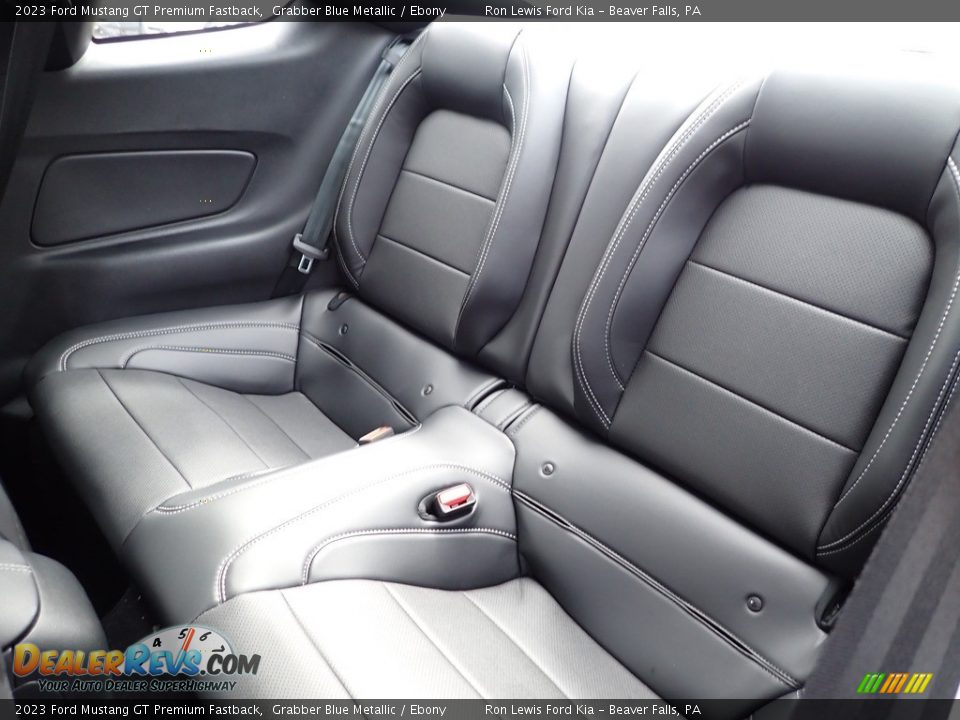 Rear Seat of 2023 Ford Mustang GT Premium Fastback Photo #13