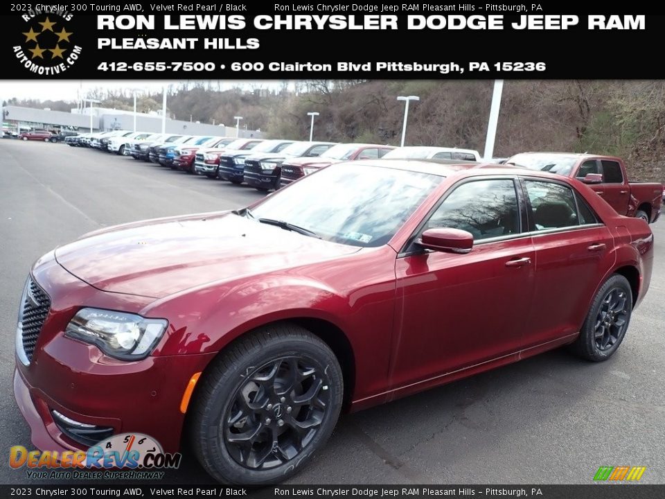 2023 Chrysler 300 Touring AWD Velvet Red Pearl / Black Photo #1