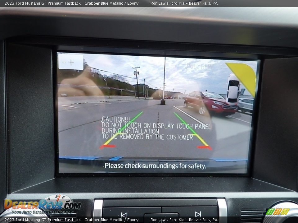 2023 Ford Mustang GT Premium Fastback Grabber Blue Metallic / Ebony Photo #17