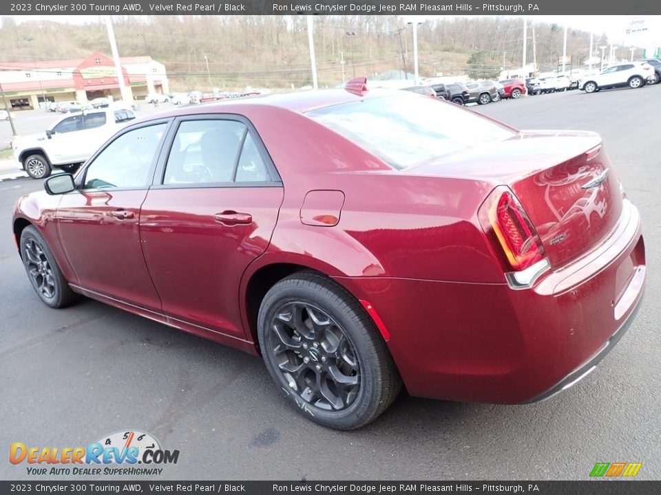 2023 Chrysler 300 Touring AWD Velvet Red Pearl / Black Photo #3