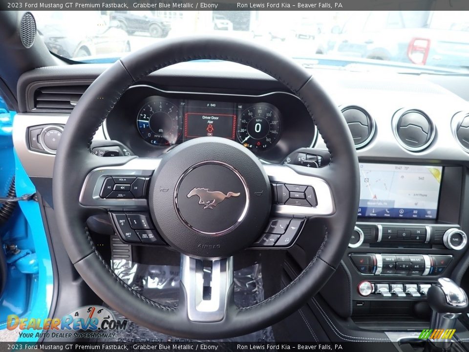 2023 Ford Mustang GT Premium Fastback Steering Wheel Photo #19