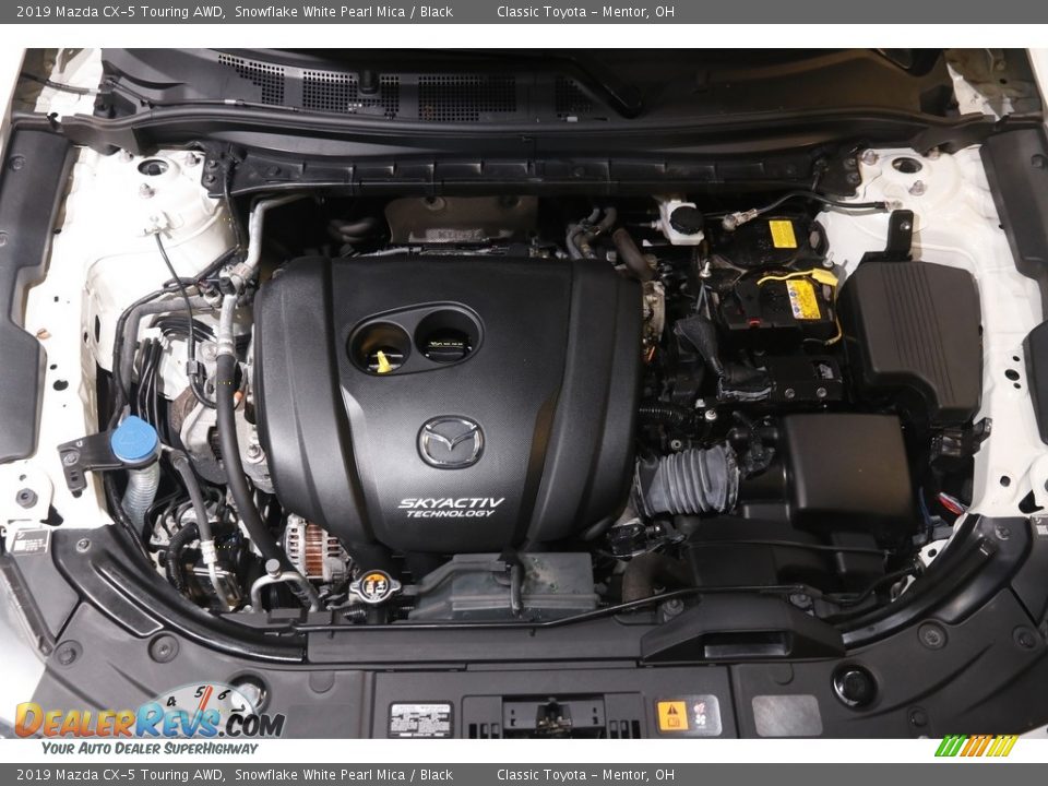 2019 Mazda CX-5 Touring AWD Snowflake White Pearl Mica / Black Photo #19