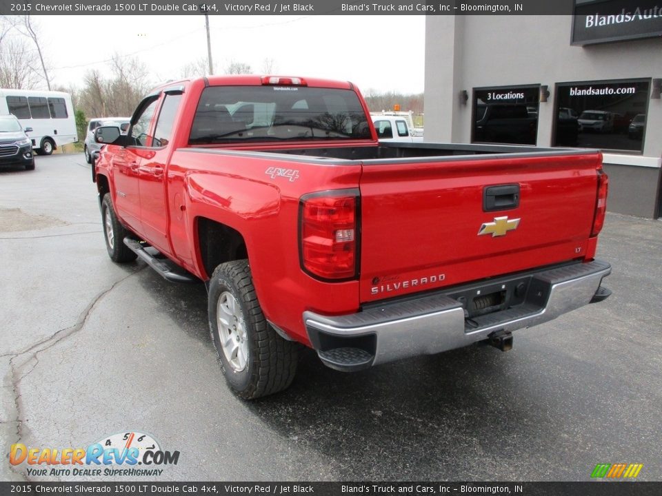 2015 Chevrolet Silverado 1500 LT Double Cab 4x4 Victory Red / Jet Black Photo #3