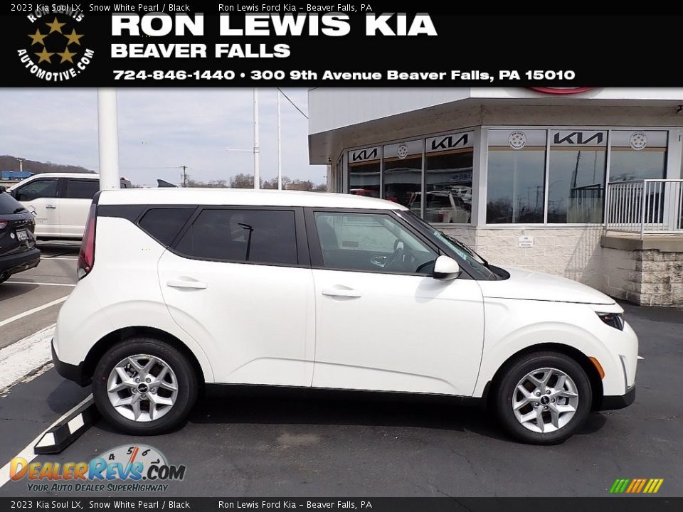 2023 Kia Soul LX Snow White Pearl / Black Photo #1