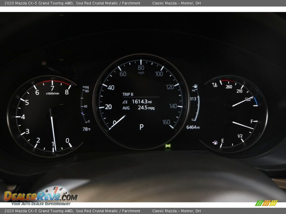2020 Mazda CX-5 Grand Touring AWD Soul Red Crystal Metallic / Parchment Photo #8