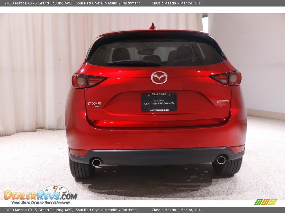 2020 Mazda CX-5 Grand Touring AWD Soul Red Crystal Metallic / Parchment Photo #19