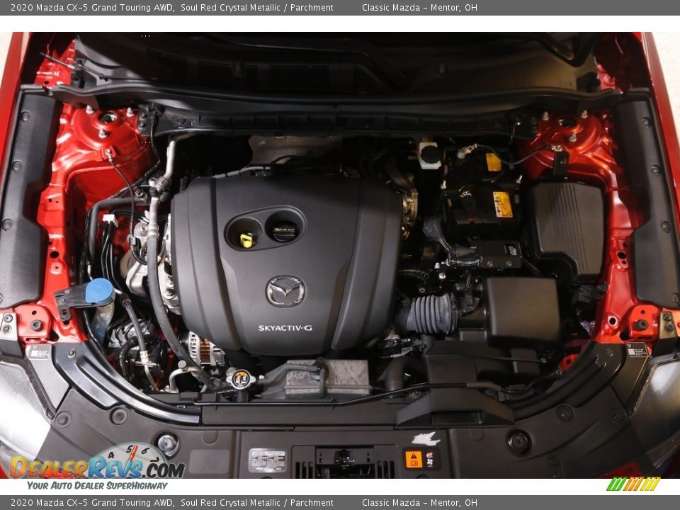 2020 Mazda CX-5 Grand Touring AWD Soul Red Crystal Metallic / Parchment Photo #20