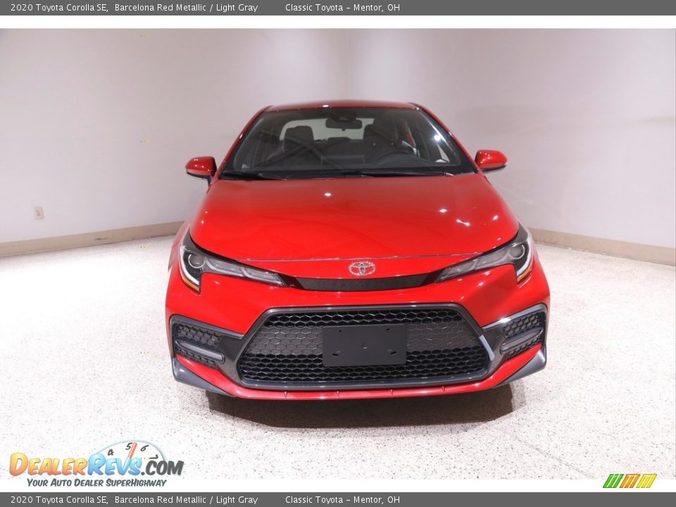 2020 Toyota Corolla SE Barcelona Red Metallic / Light Gray Photo #2