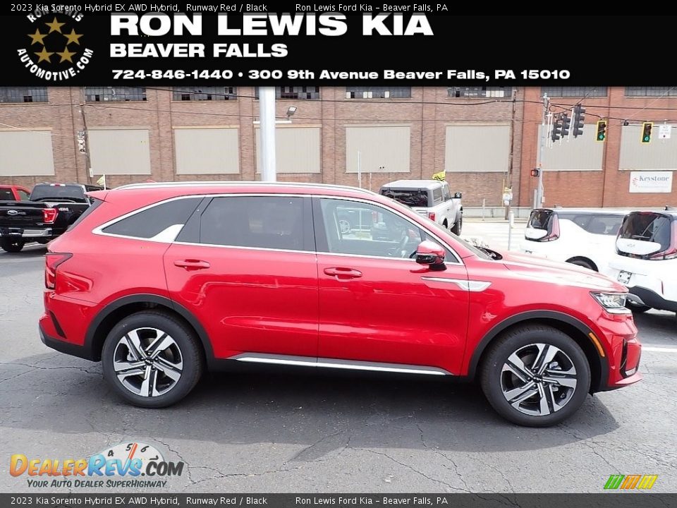 2023 Kia Sorento Hybrid EX AWD Hybrid Runway Red / Black Photo #1