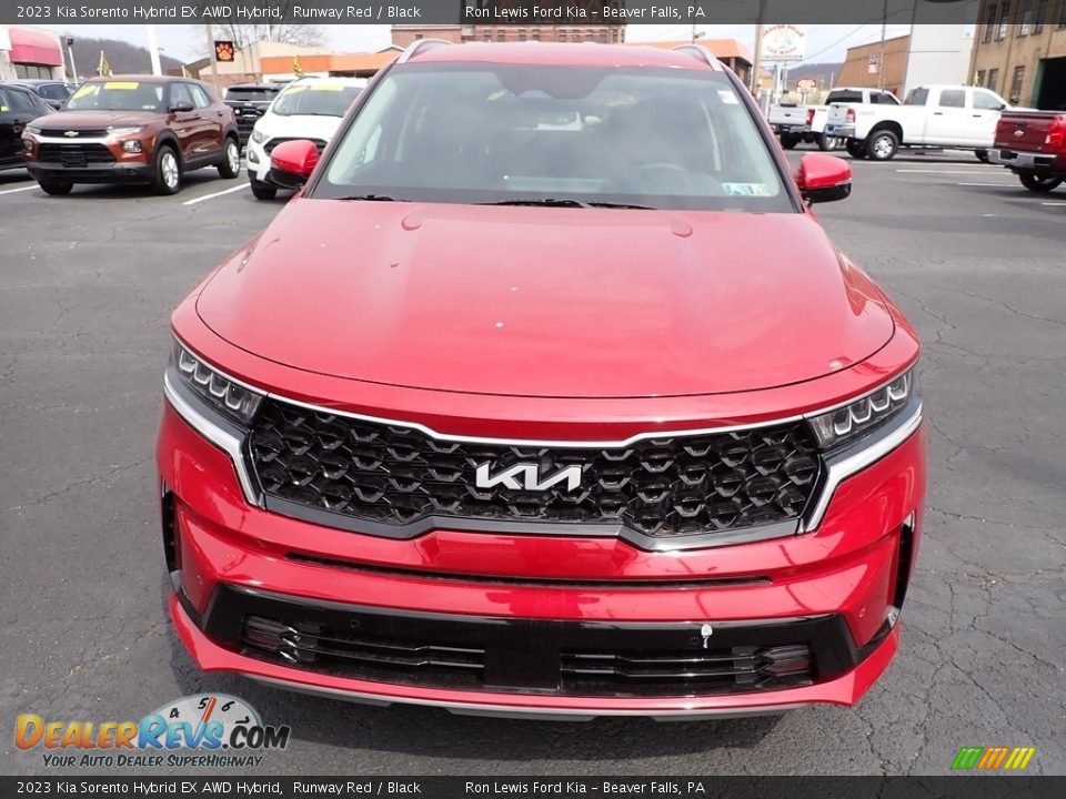 2023 Kia Sorento Hybrid EX AWD Hybrid Runway Red / Black Photo #3