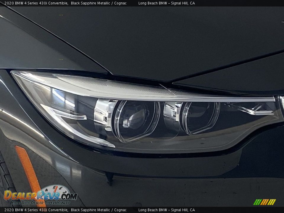 2020 BMW 4 Series 430i Convertible Black Sapphire Metallic / Cognac Photo #6