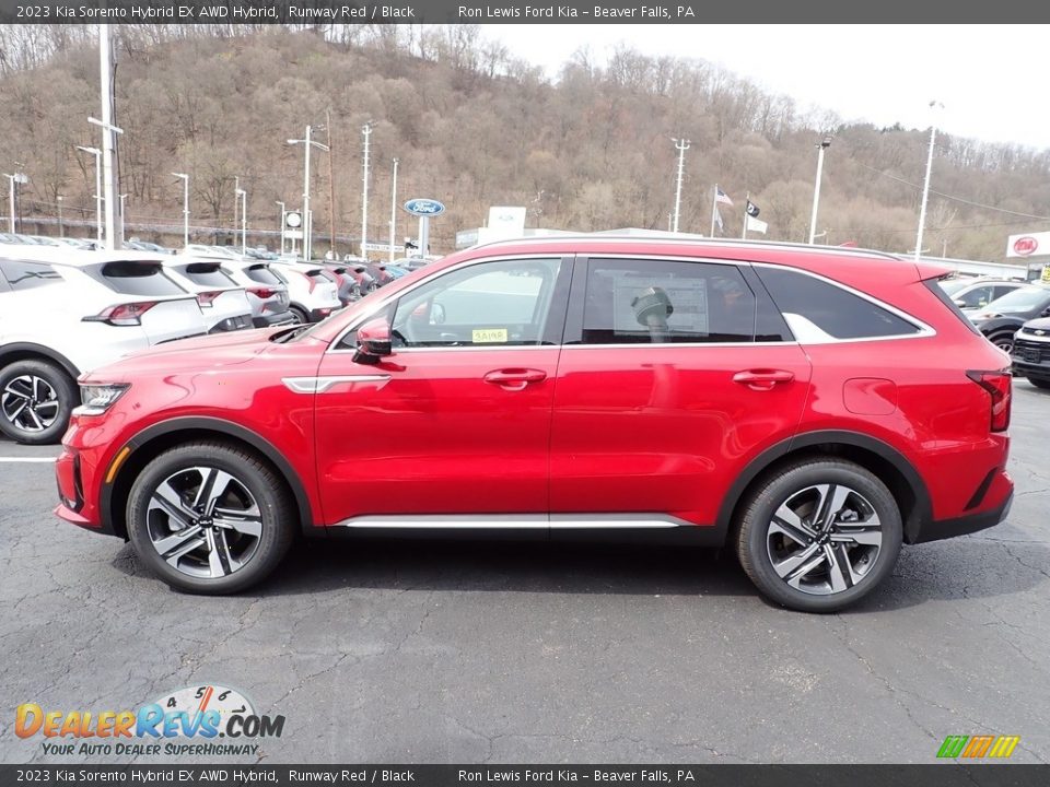 Runway Red 2023 Kia Sorento Hybrid EX AWD Hybrid Photo #5