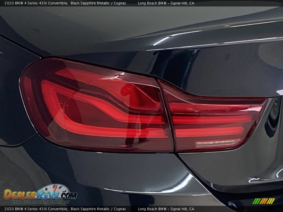 2020 BMW 4 Series 430i Convertible Black Sapphire Metallic / Cognac Photo #8