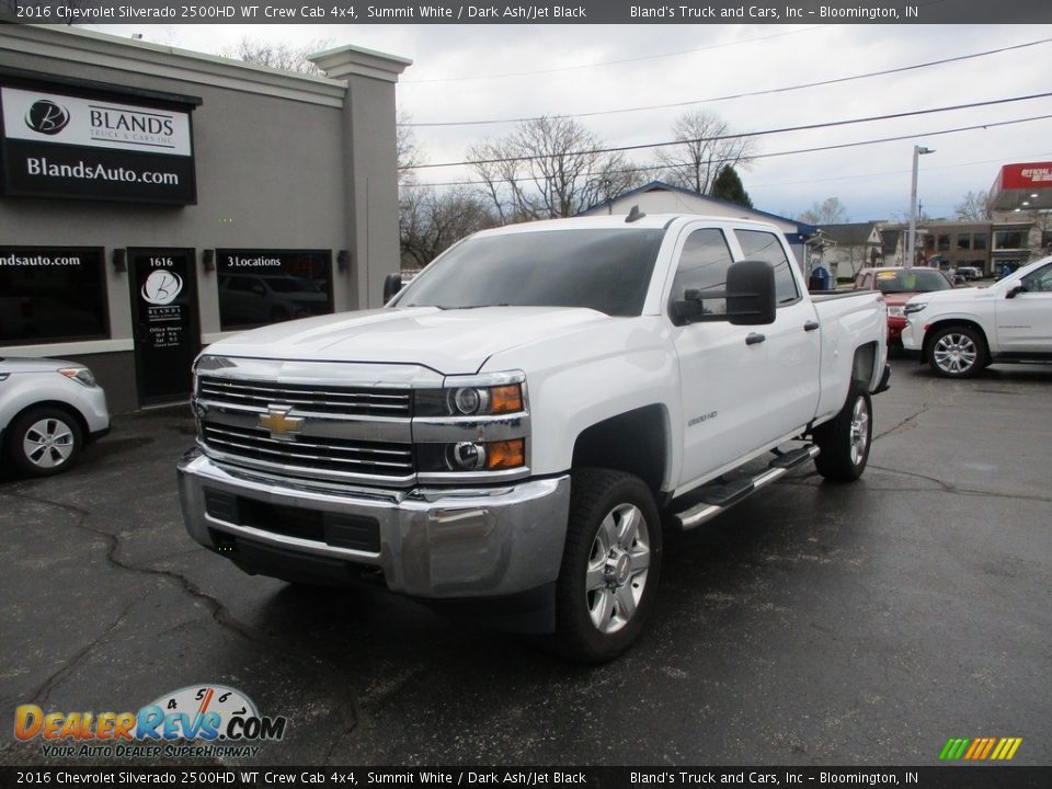 2016 Chevrolet Silverado 2500HD WT Crew Cab 4x4 Summit White / Dark Ash/Jet Black Photo #2