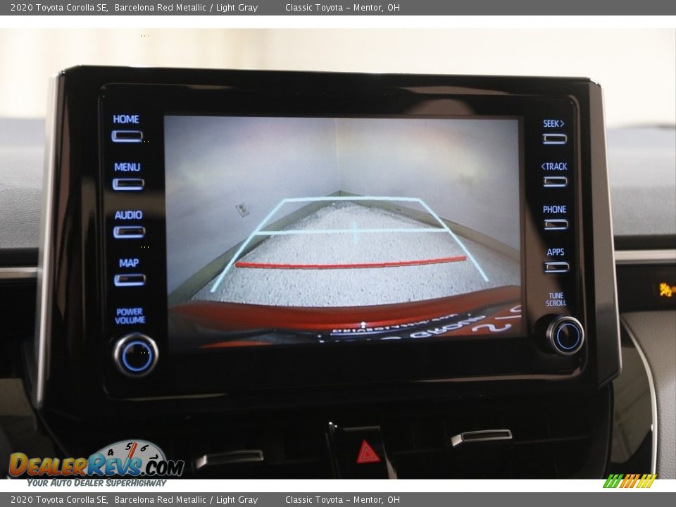 2020 Toyota Corolla SE Barcelona Red Metallic / Light Gray Photo #11