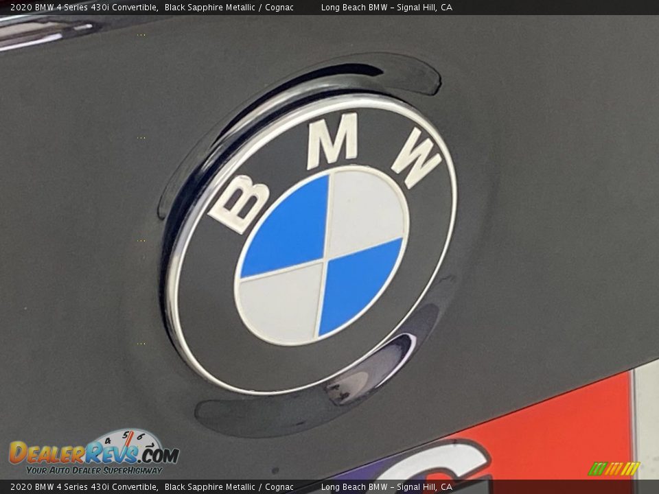 2020 BMW 4 Series 430i Convertible Black Sapphire Metallic / Cognac Photo #9