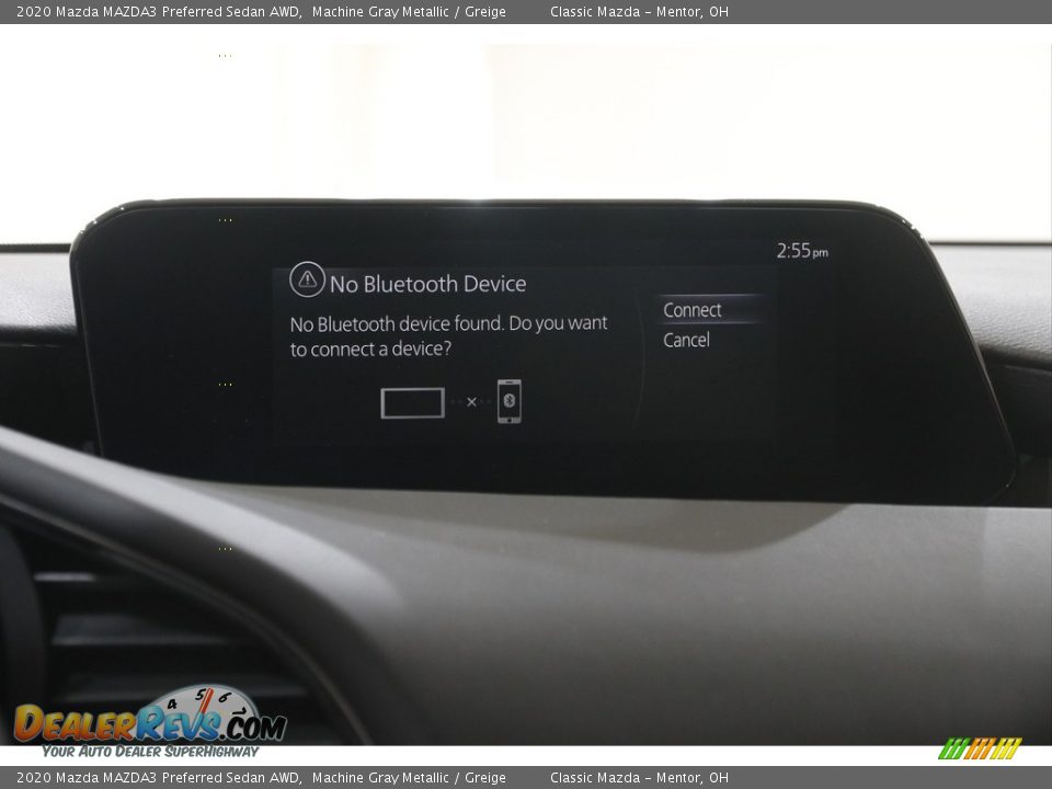 2020 Mazda MAZDA3 Preferred Sedan AWD Machine Gray Metallic / Greige Photo #10