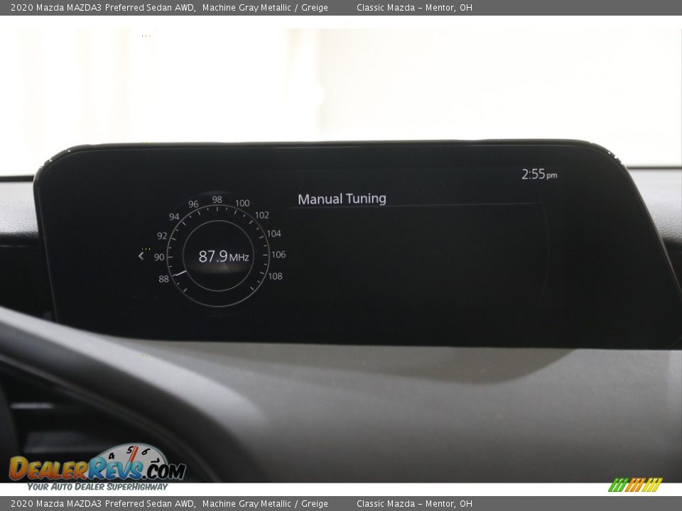 2020 Mazda MAZDA3 Preferred Sedan AWD Machine Gray Metallic / Greige Photo #11