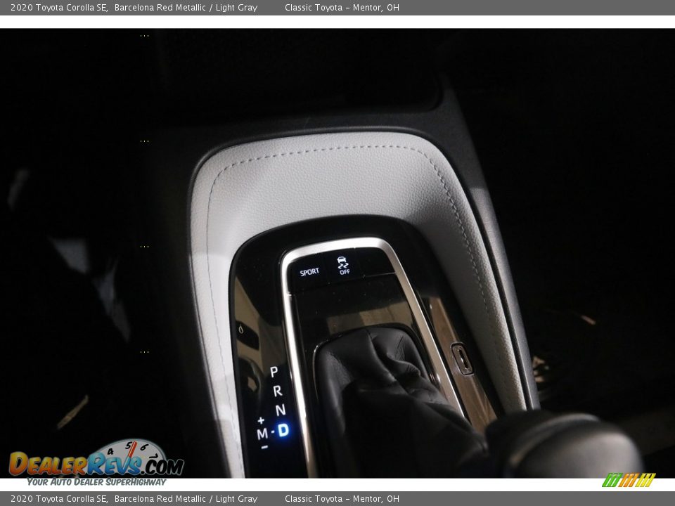 2020 Toyota Corolla SE Barcelona Red Metallic / Light Gray Photo #13