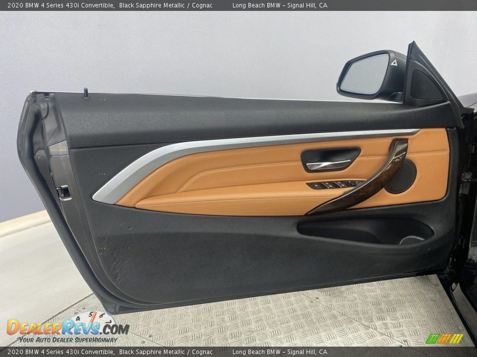 2020 BMW 4 Series 430i Convertible Black Sapphire Metallic / Cognac Photo #12