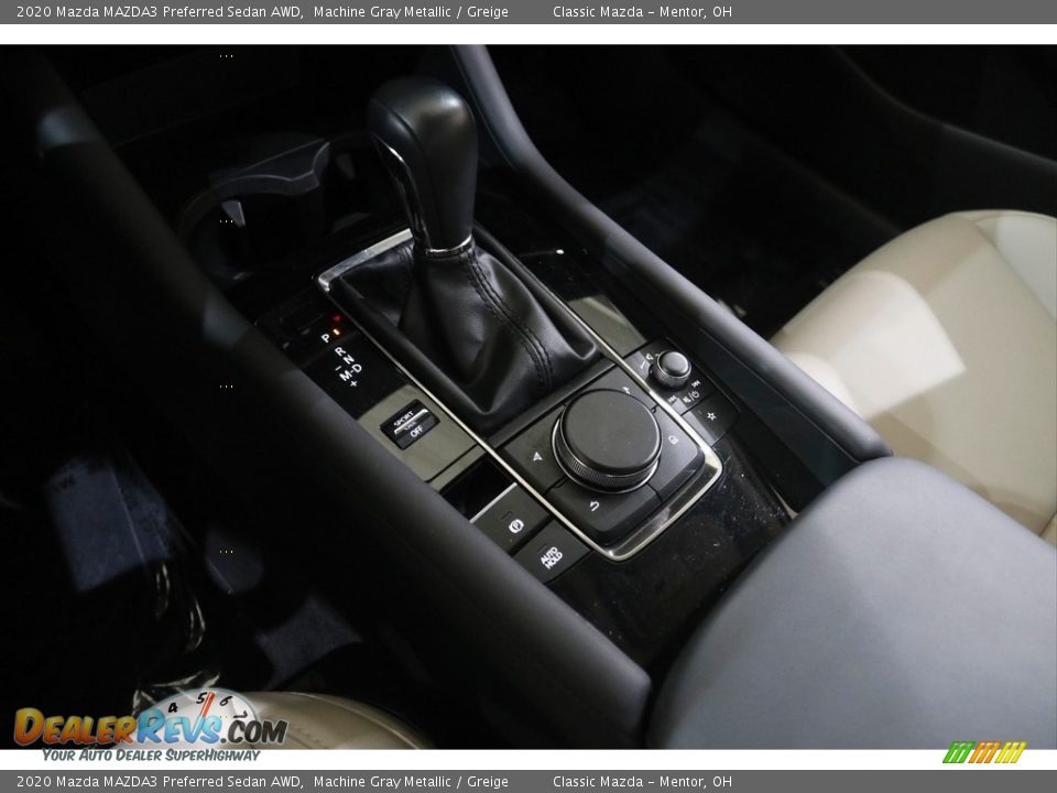 2020 Mazda MAZDA3 Preferred Sedan AWD Machine Gray Metallic / Greige Photo #14