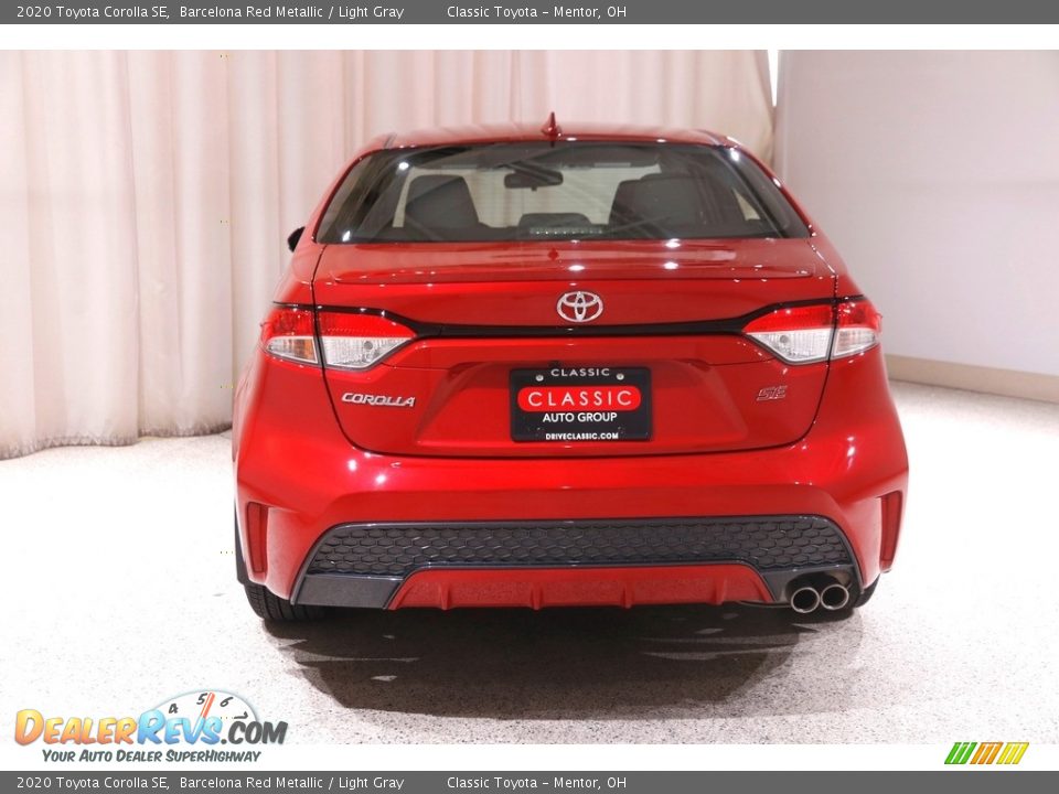 2020 Toyota Corolla SE Barcelona Red Metallic / Light Gray Photo #17