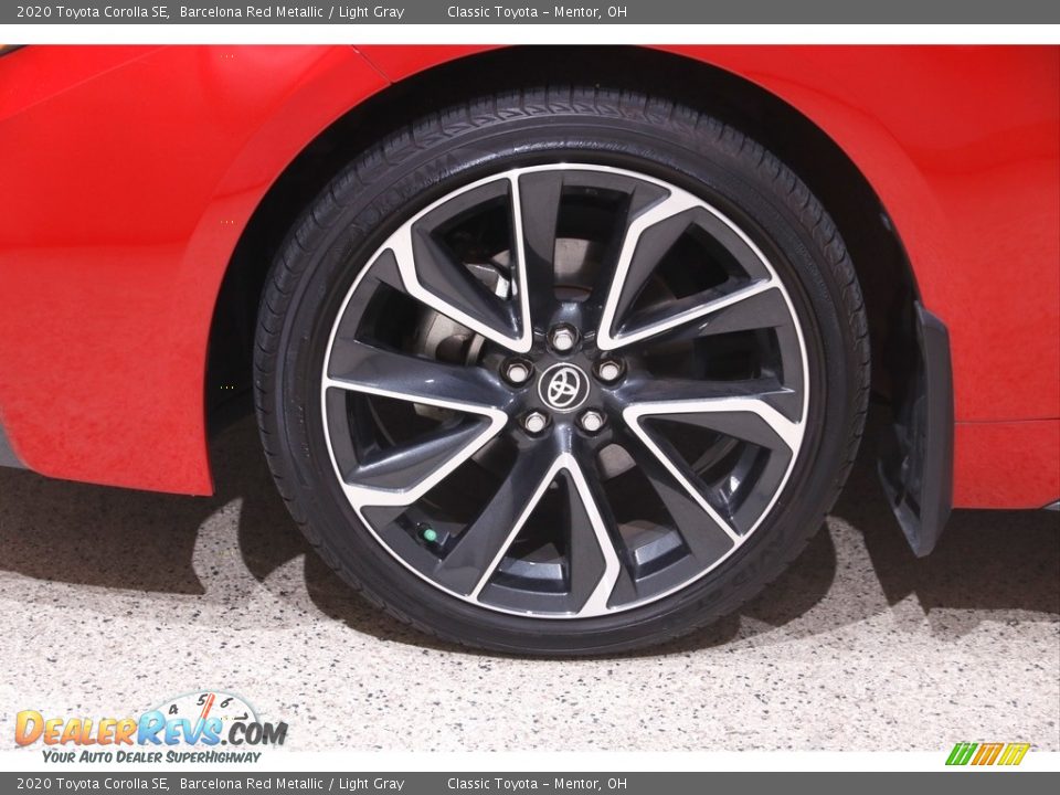 2020 Toyota Corolla SE Barcelona Red Metallic / Light Gray Photo #19
