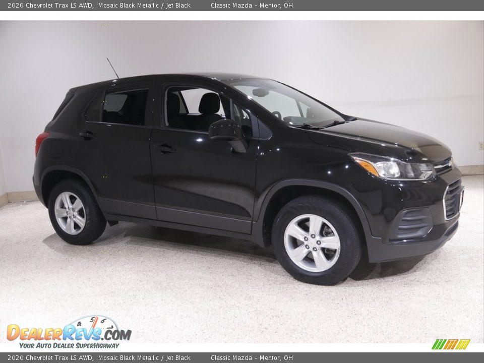 2020 Chevrolet Trax LS AWD Mosaic Black Metallic / Jet Black Photo #1