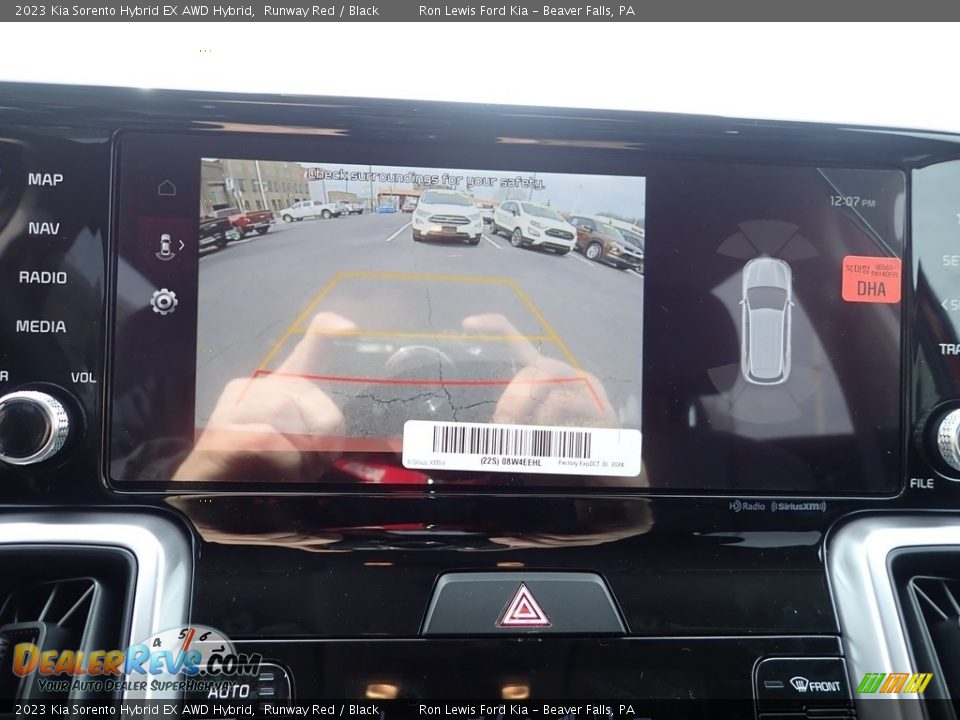 2023 Kia Sorento Hybrid EX AWD Hybrid Runway Red / Black Photo #18