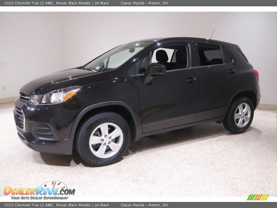 2020 Chevrolet Trax LS AWD Mosaic Black Metallic / Jet Black Photo #3