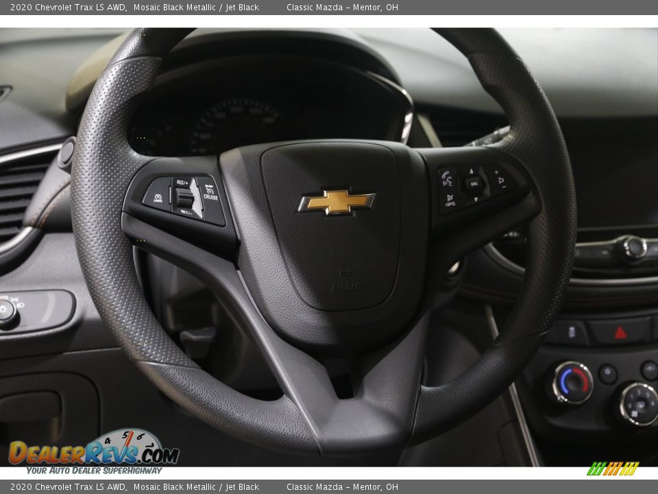 2020 Chevrolet Trax LS AWD Mosaic Black Metallic / Jet Black Photo #7