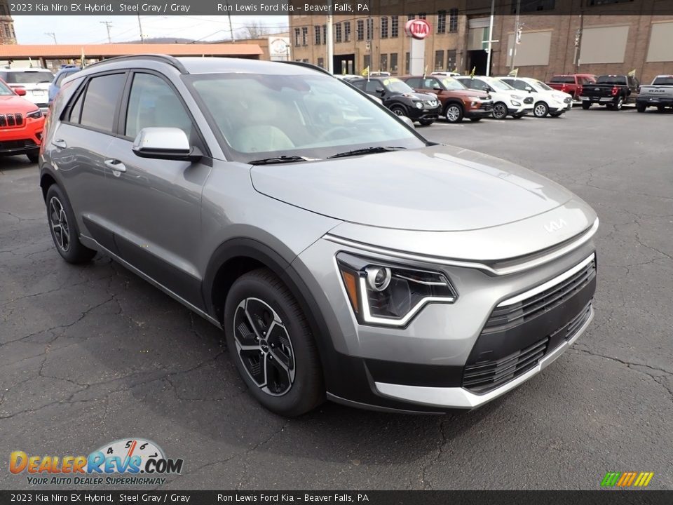 2023 Kia Niro EX Hybrid Steel Gray / Gray Photo #2